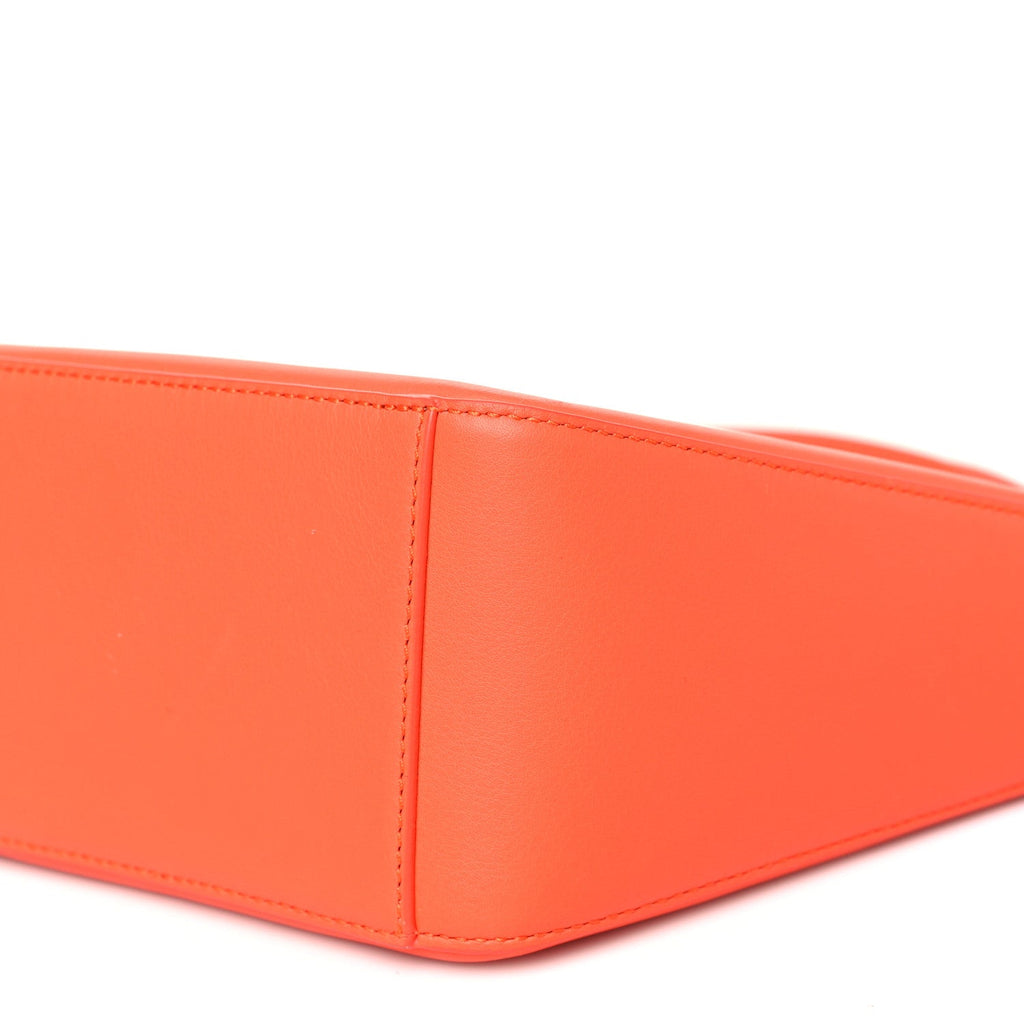 Calfskin Mini Hammock Hobo Vivid Orange