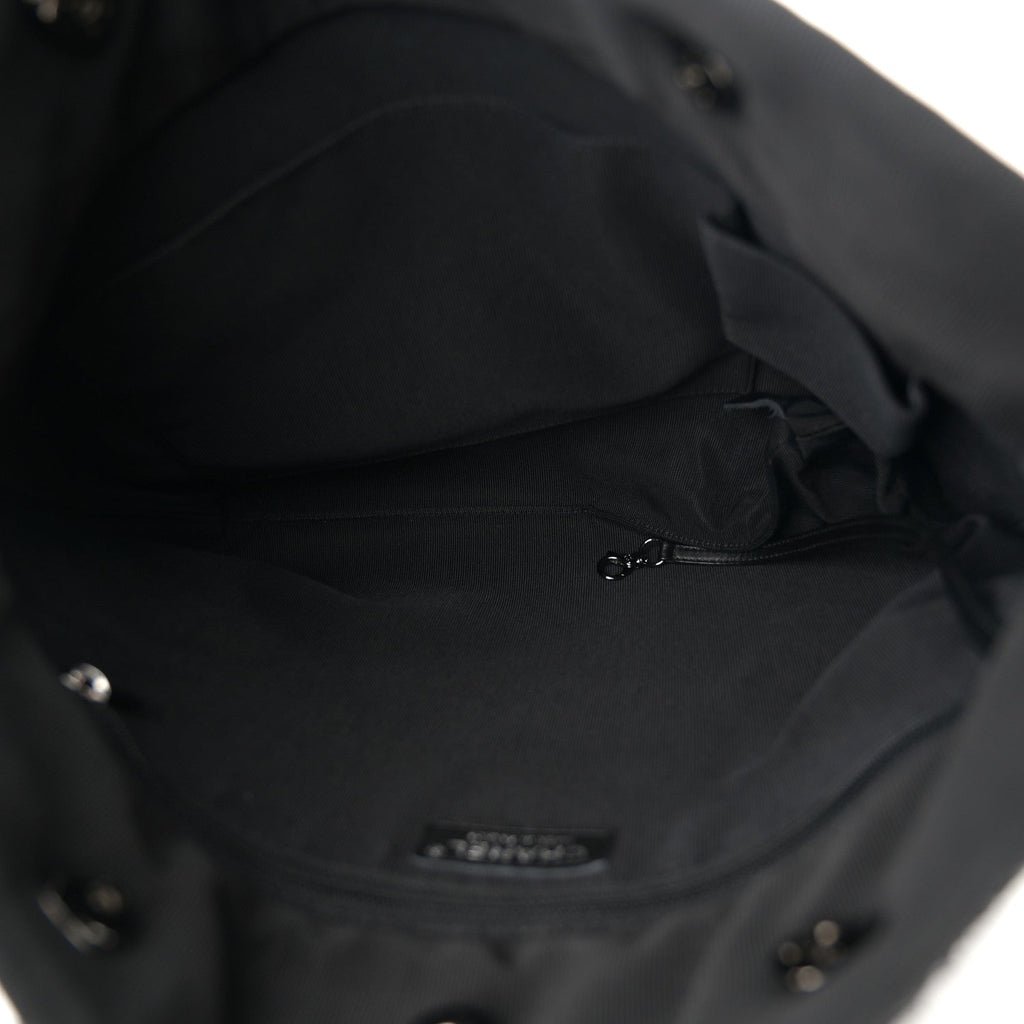 Tweed Patchwork Tote Black