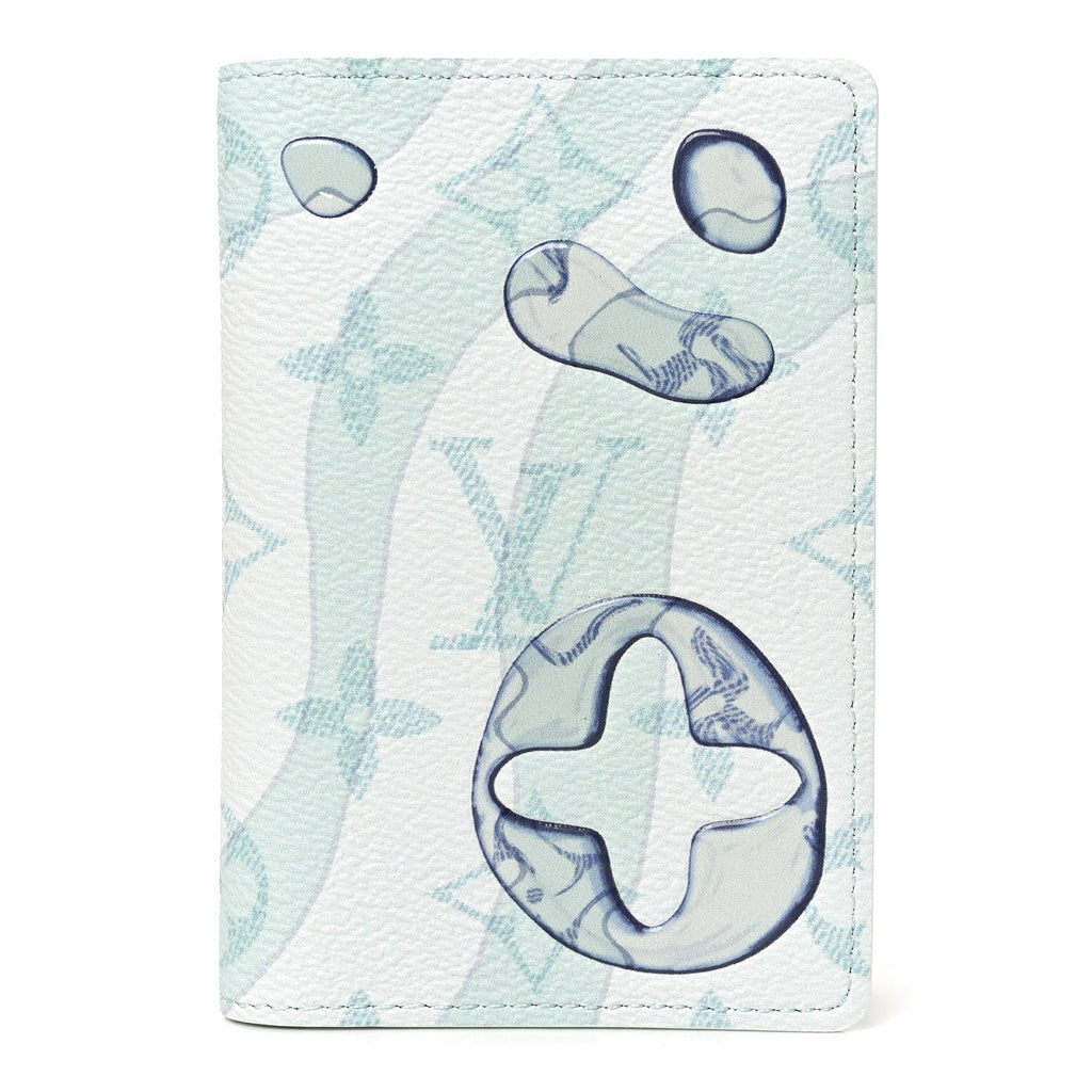 Monogram Aquagarden Pocket Organizer NM Crystal Blue