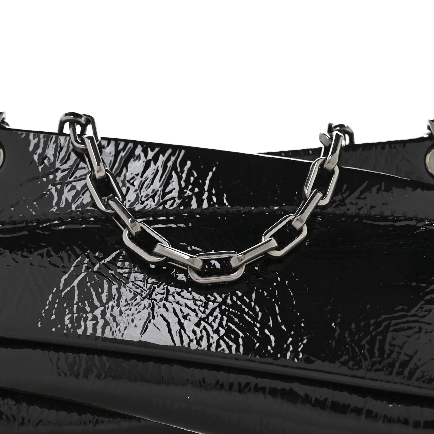 Patent Vog Small Loubitwist Clutch Black