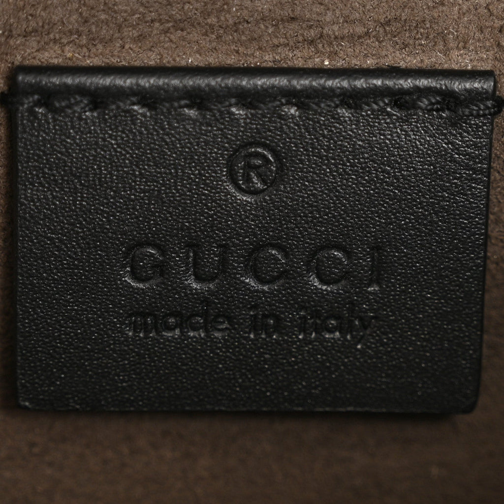 GG Supreme Monogram Belt Bag Black