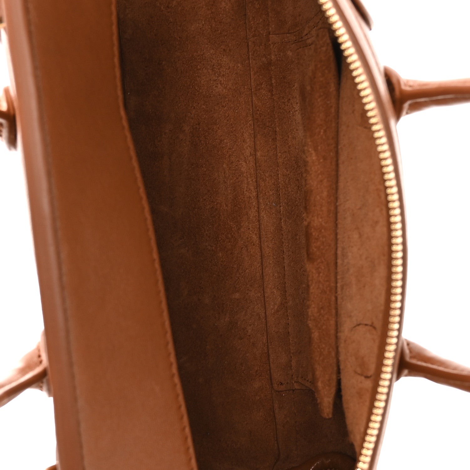 Supple Shiny Lambskin Little New Luggage Soft Tan