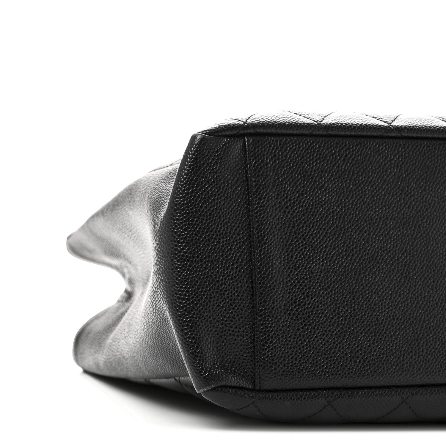 Caviar Quilted Grand Shopping Tote GST Black