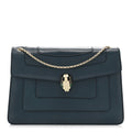 Calfskin Serpenti Forever Shoulder Bag Emerald Green