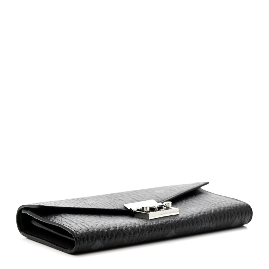 Visetos Large Patricia Wallet On Chain Black