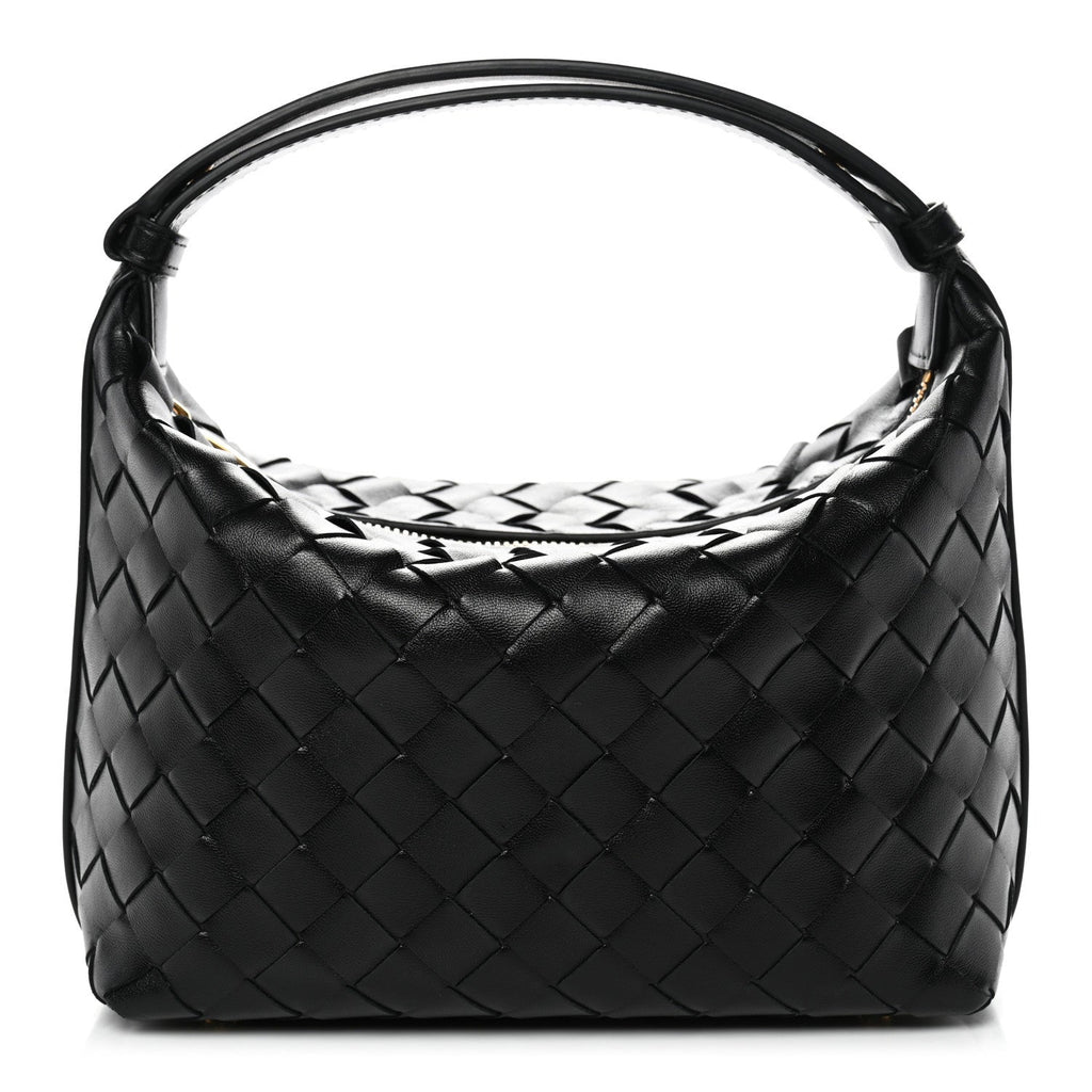 Calfskin Nappa Intrecciato Mini Wallace Black