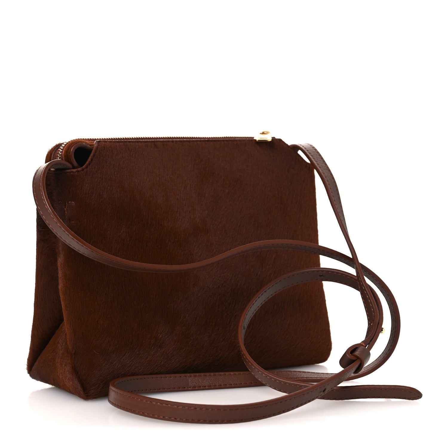 Ponyhair Lina Crossbody Bag Brown
