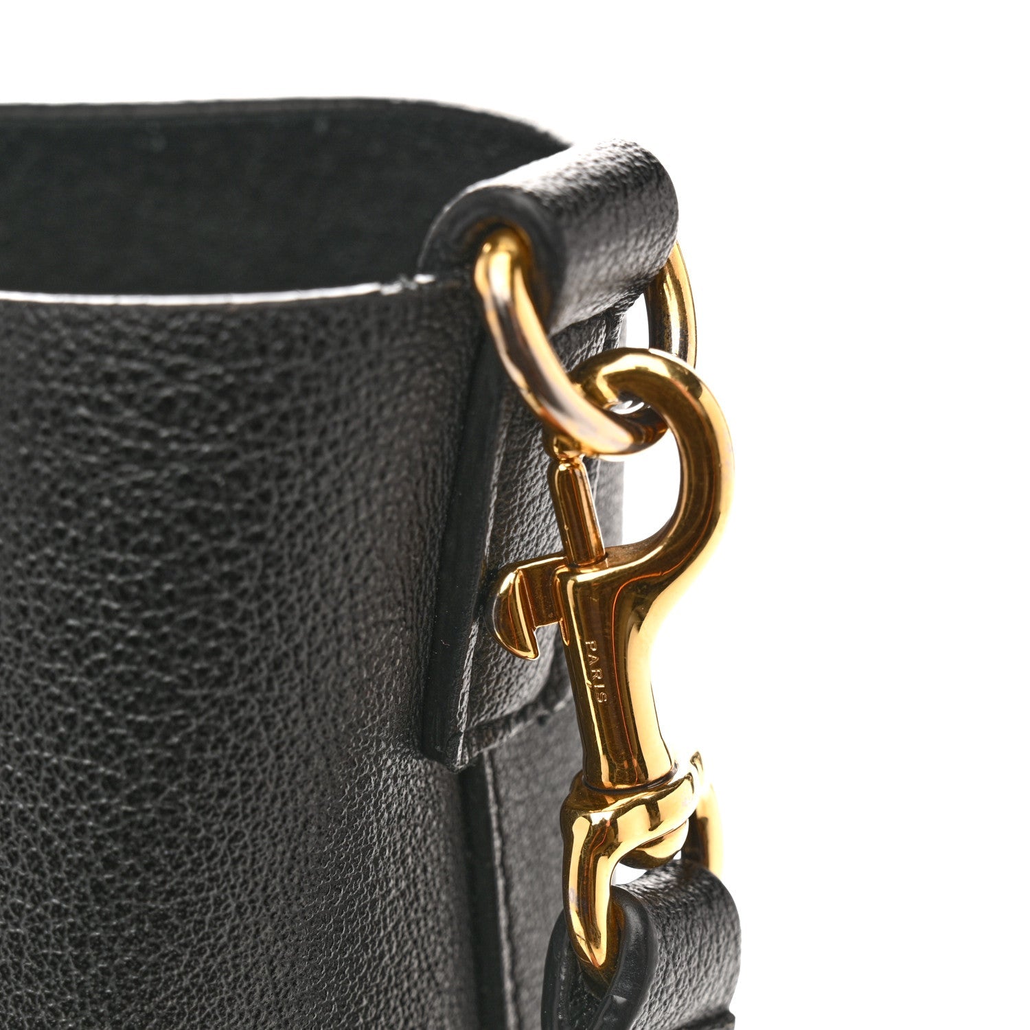 Calfskin Toy Shopping Tote Black