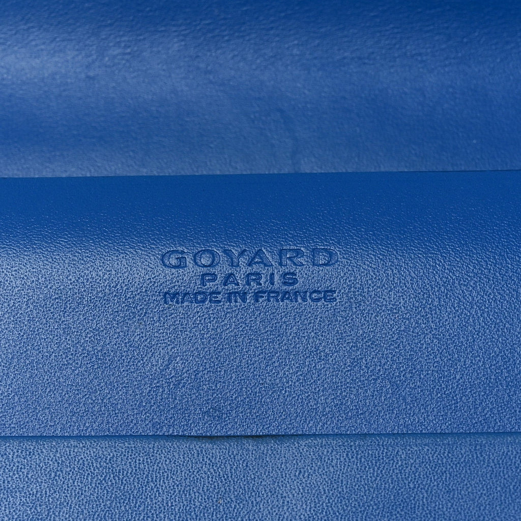 Goyardine Richelieu Wallet Sky Blue