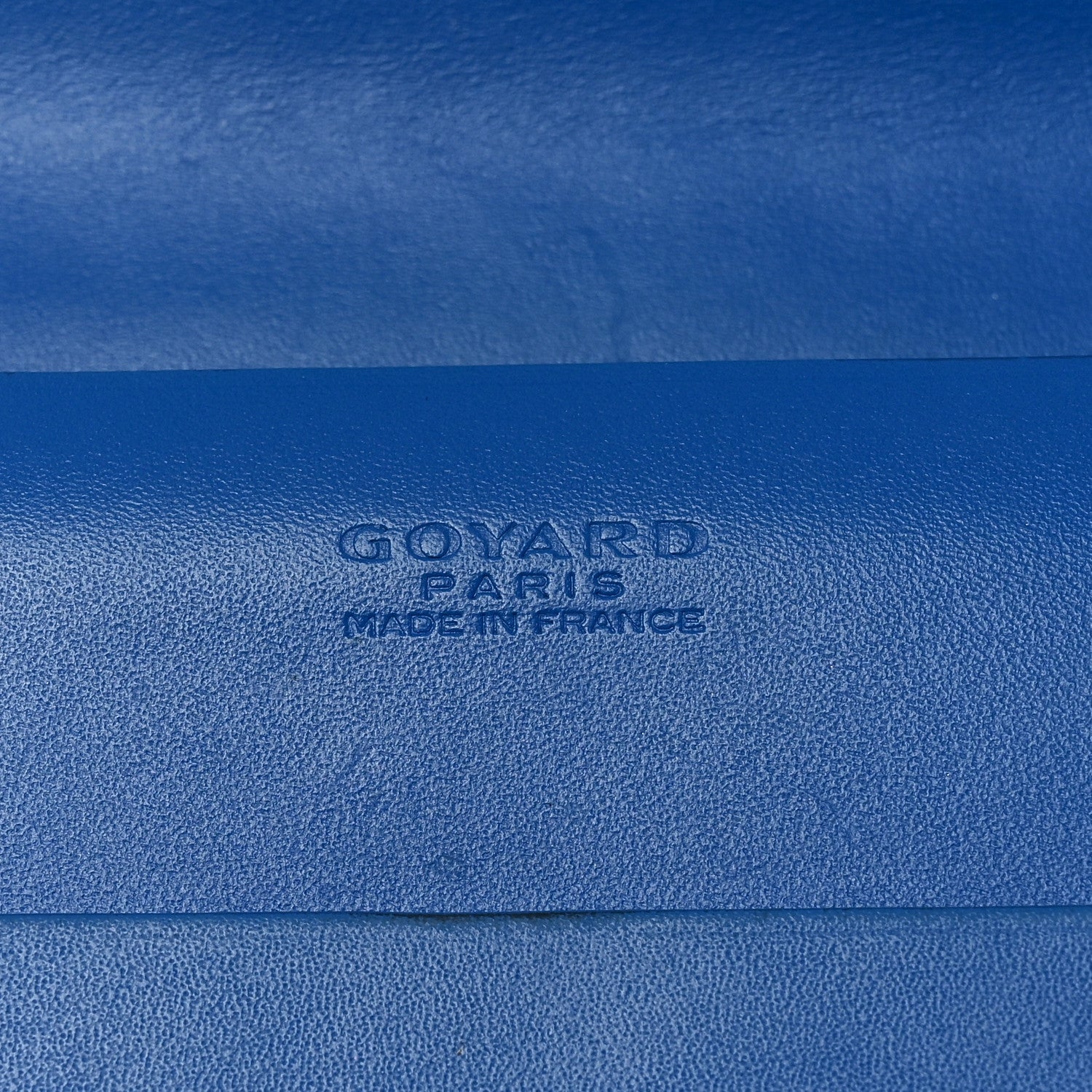Goyardine Richelieu Wallet Sky Blue