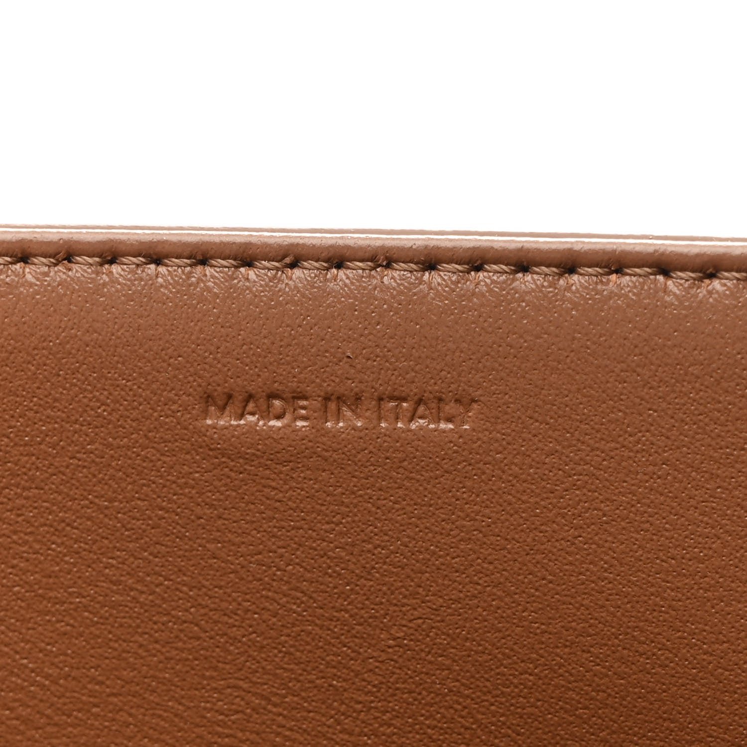 Shiny Calfskin Medium Triomphe Bronze