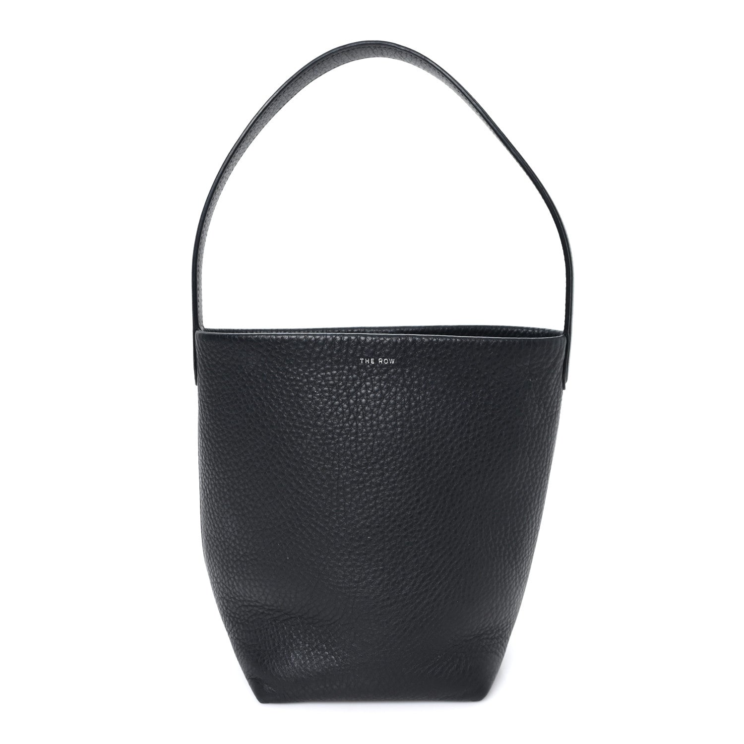 Grained Calfskin Small N/S Park Tote Black