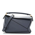Calfskin Small Puzzle Bag Atlantic Blue