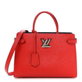 Epi Twist Tote Coquelicot