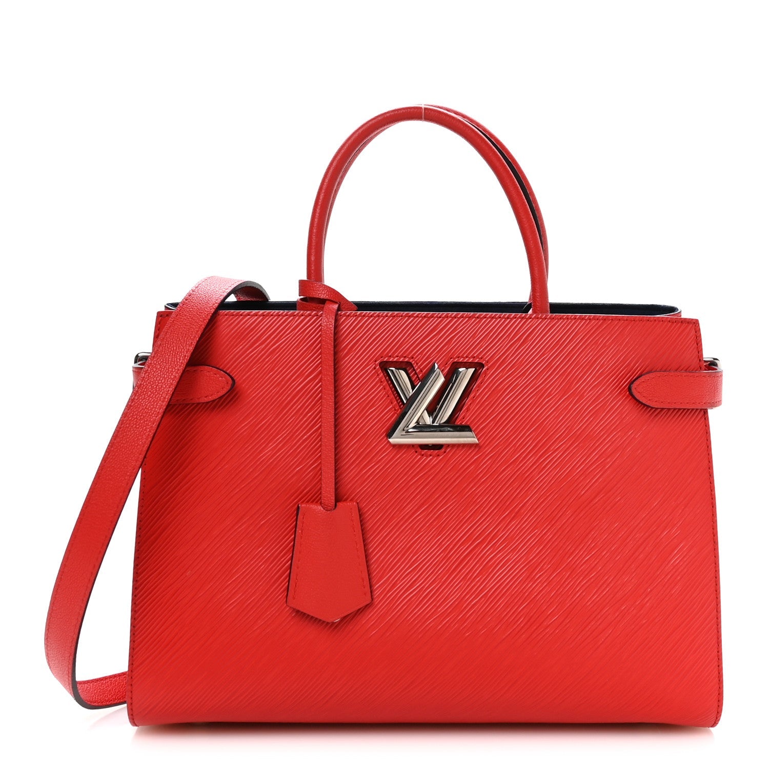 Epi Twist Tote Coquelicot