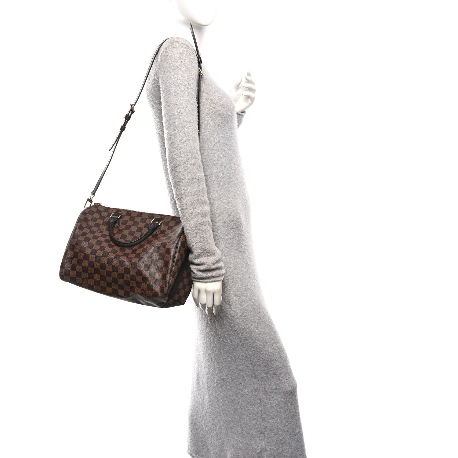 Damier Ebene Speedy Bandouliere 30