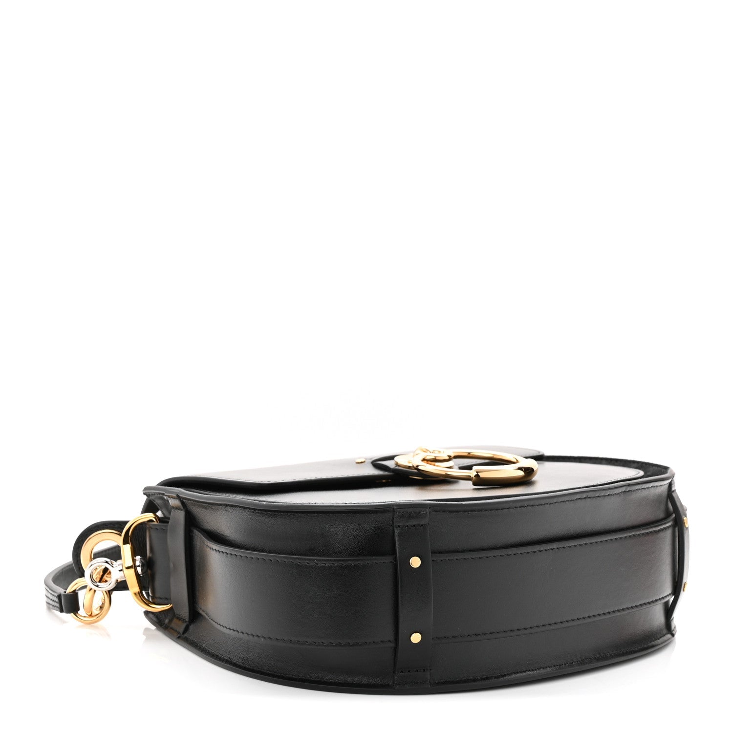 Calfskin Large Tess Bag Black