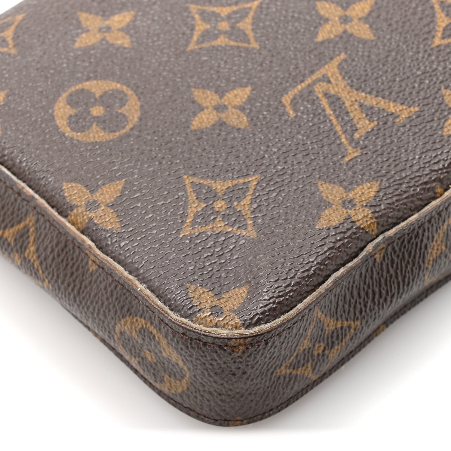 Monogram Pochette Felicie Chain Wallet Fuchsia