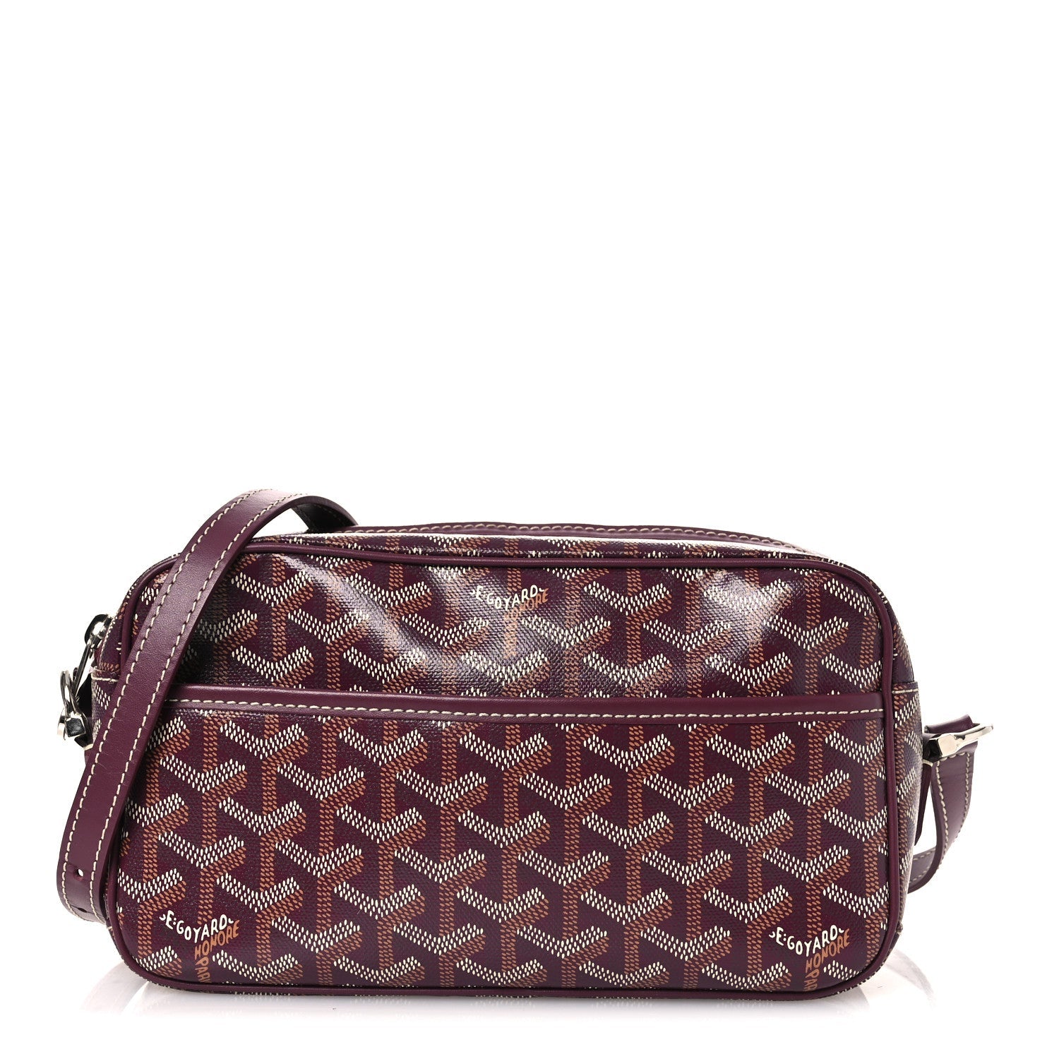 Goyardine Sac Cap Vert Burgundy