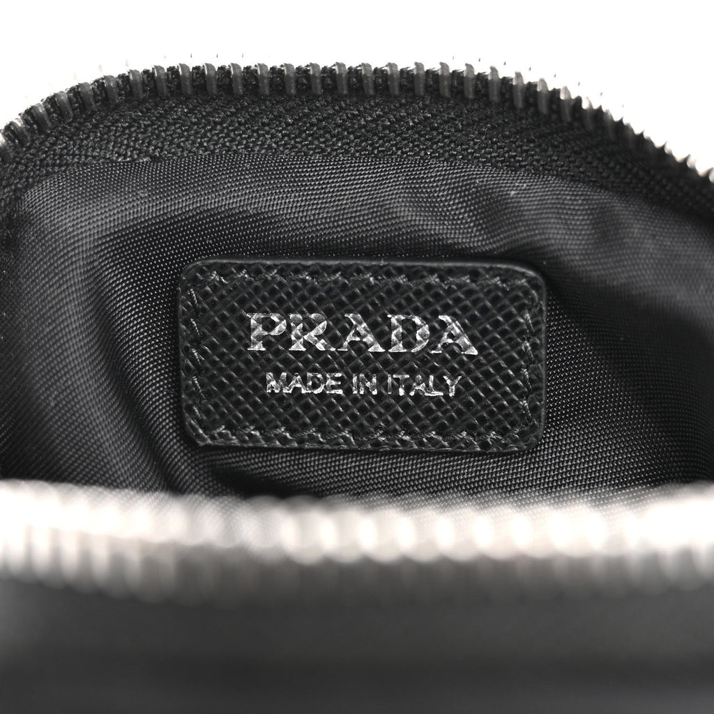Re-Nylon Belt With Square Pouch Black