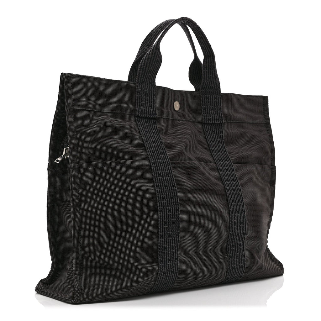 Canvas Herline MM Tote Grey