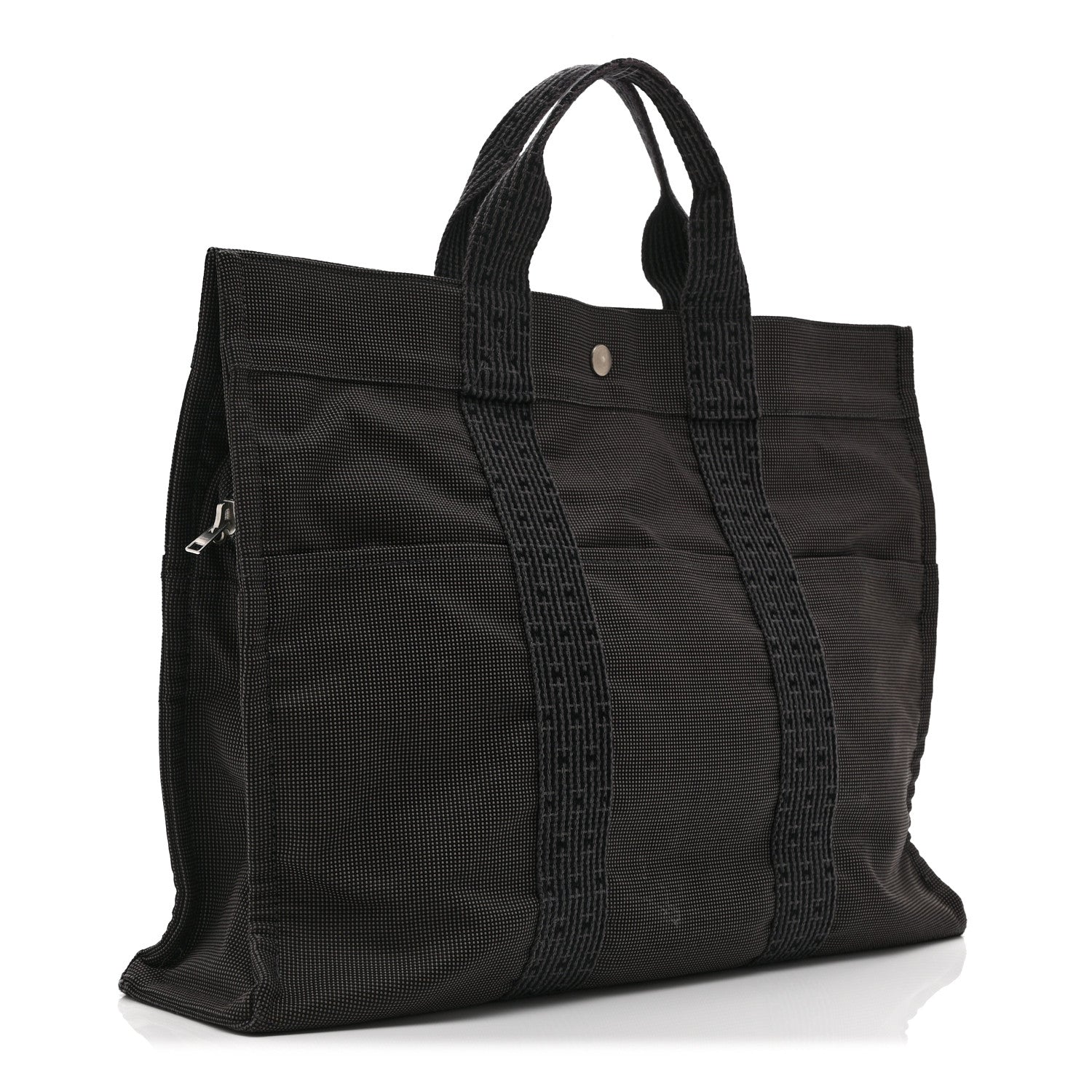 Canvas Herline MM Tote Grey