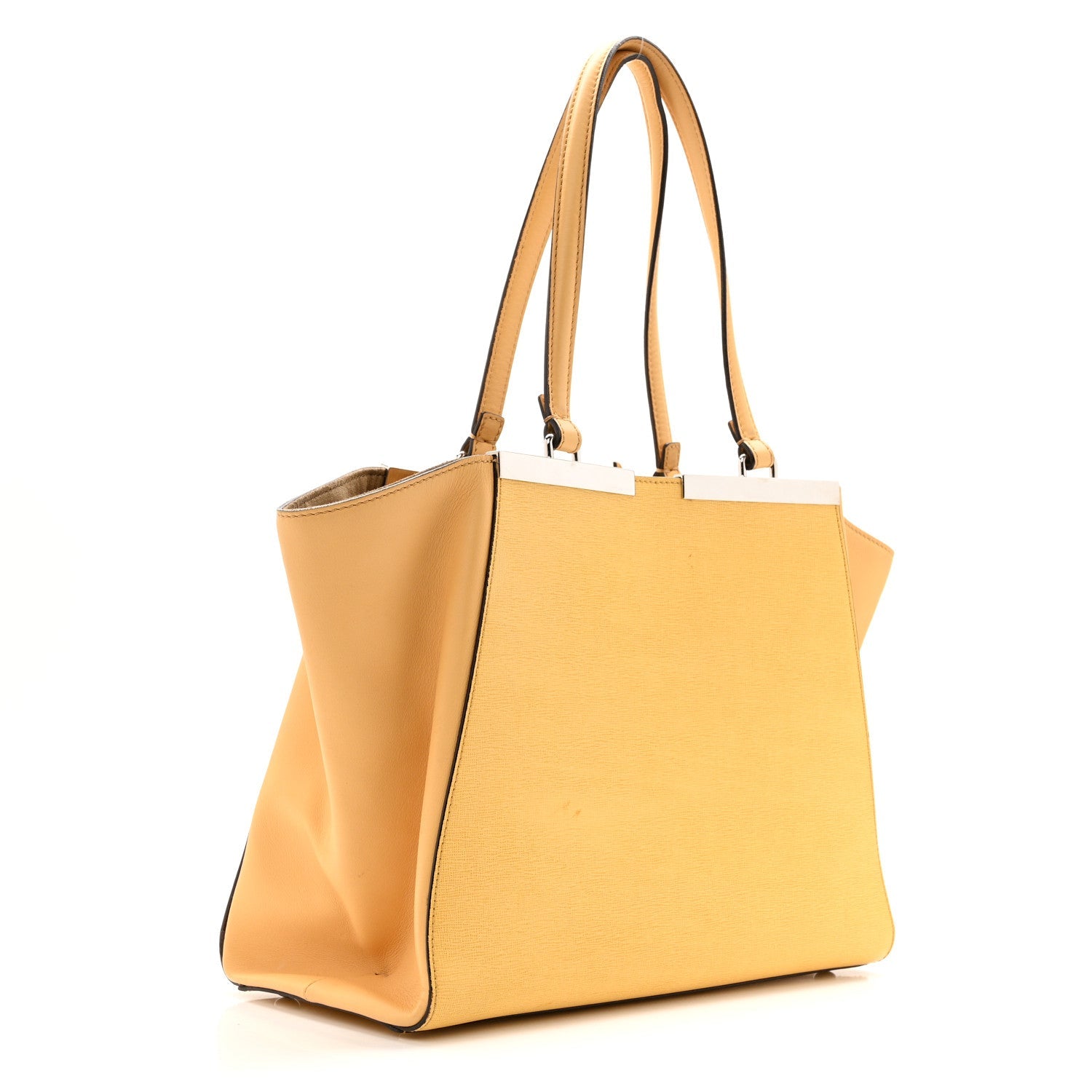 Vitello Elite Flamingo Large 3Jours Tote Giallo Alchemy