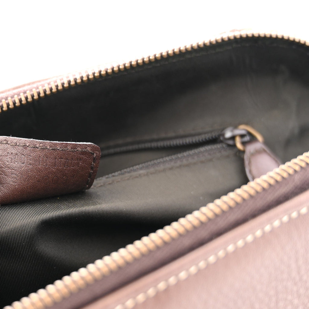 Pony Hair Calfskin Cadillac Tote Brown