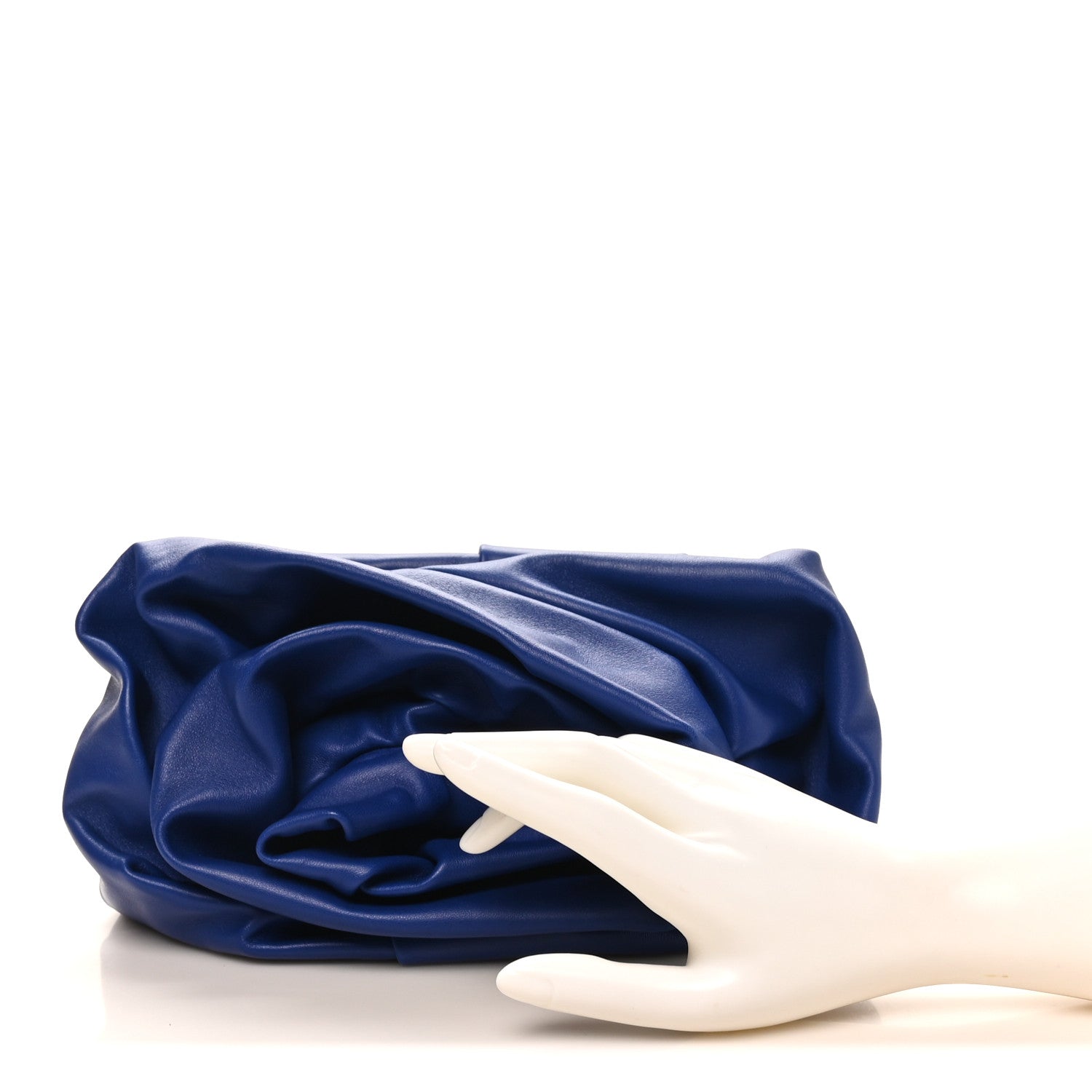 Smooth Calfskin Rose Clutch Knight