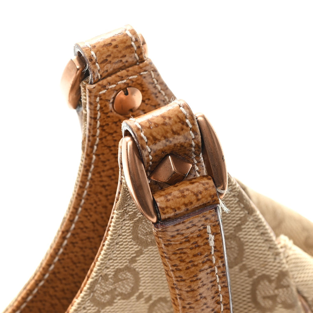 Monogram Calfskin Bardot Shoulder Bag