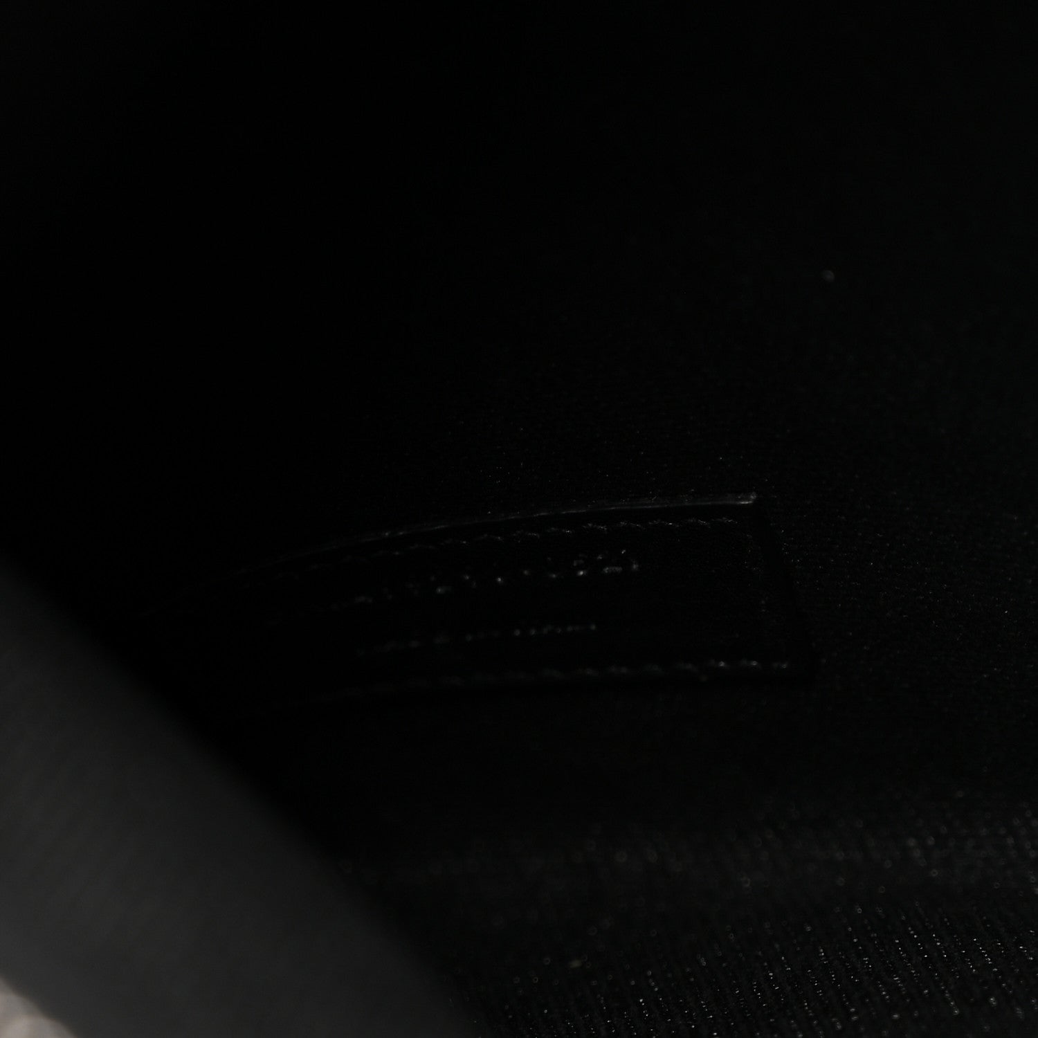 Linen Calfskin Rive Gauche Tote Black