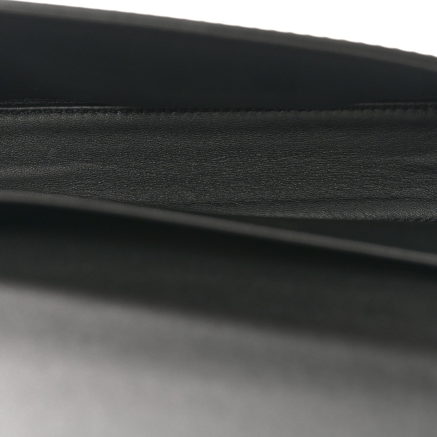 Shiny Calfskin Triomphe Chain Shoulder Bag Black