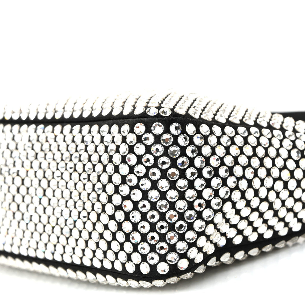 Satin Crystal Mini Re-Edition 2000 Bag Cristal