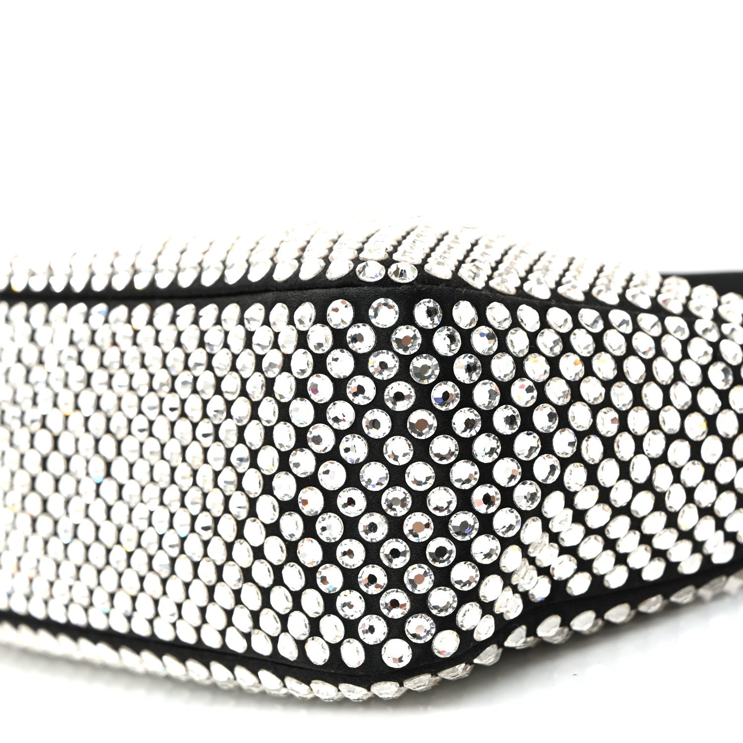 Satin Crystal Mini Re-Edition 2000 Bag Cristal