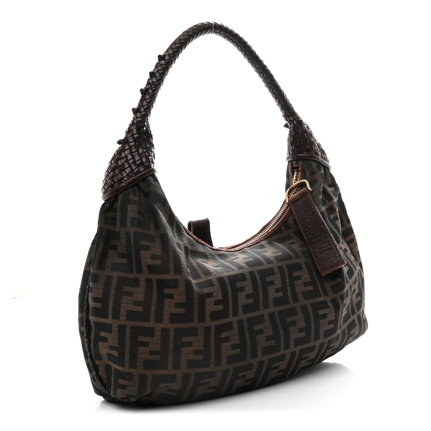 Zucca Nappa Nuvolata Vitello Tortuga Medium Spy Hobo Tobacco Moro