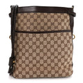 Monogram Braided Shoulder Bag Brown