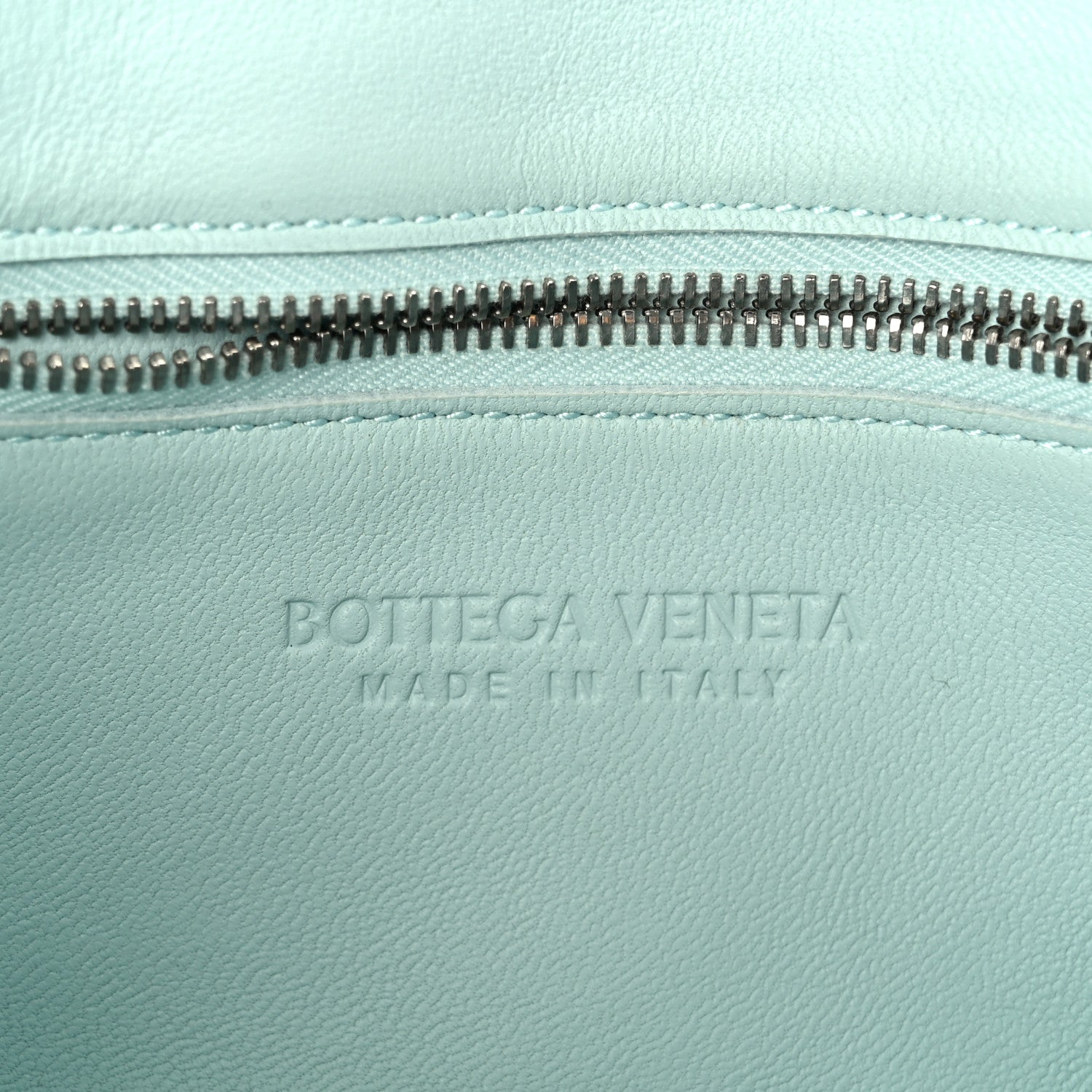 Lambskin Maxi Intreccio Cassette Bag Teal Washed