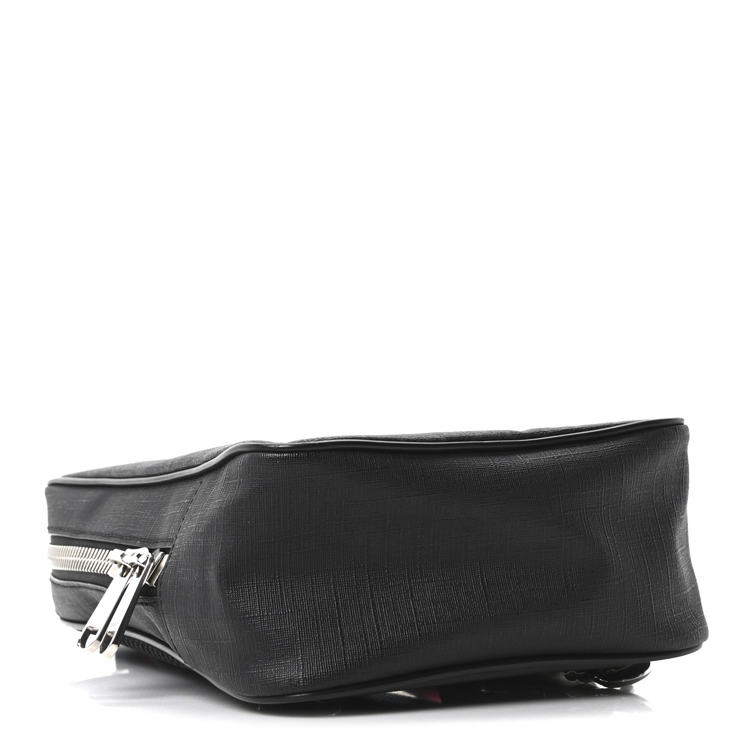 GG Supreme Monogram Web Belt Bag Black Grey