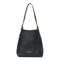 Grained Calfskin Low Key Hobo PM Black