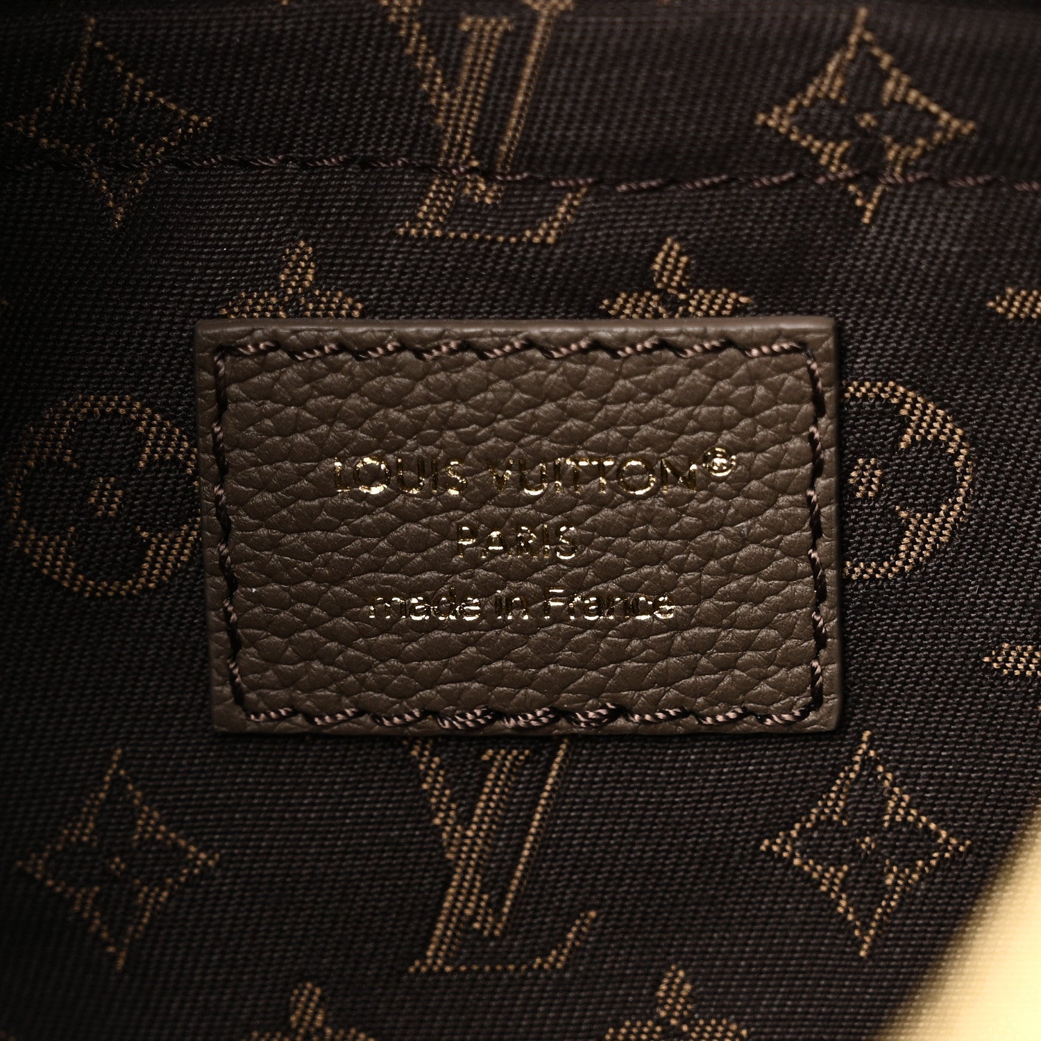 Calfskin Monogram Express PM  Smoke Gray