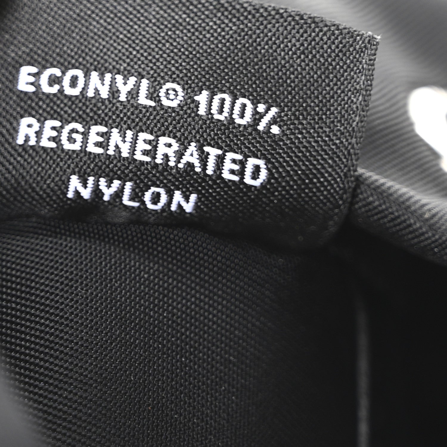 Nylon Brushed Calfskin Mini Sling Backpack  Black