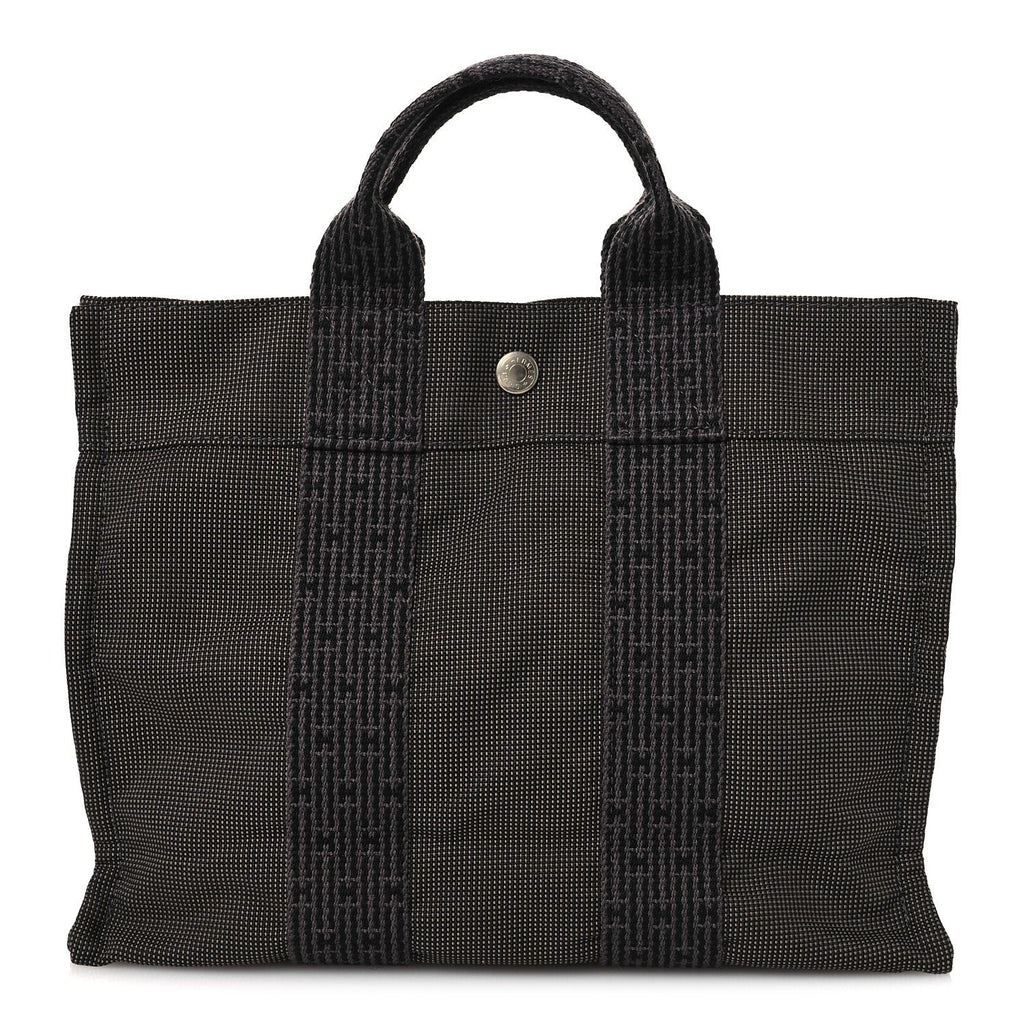 Canvas Herline PM Tote Grey