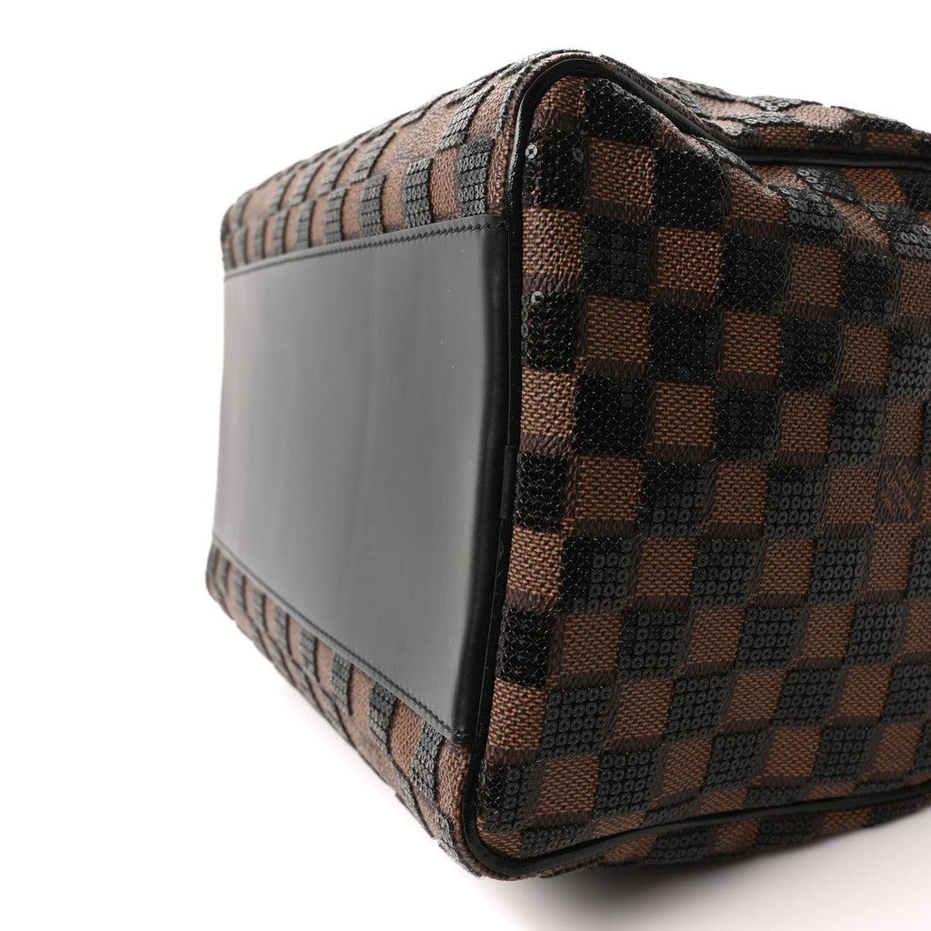 Damier Paillettes Speedy 30 Black