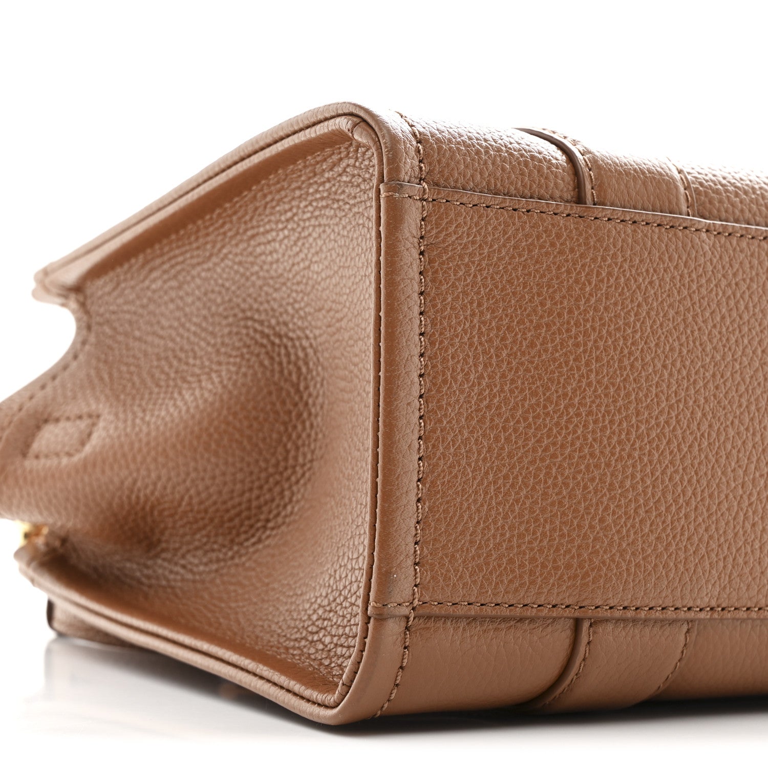 Grained Calfskin Small The Tote Bag Argan Oil