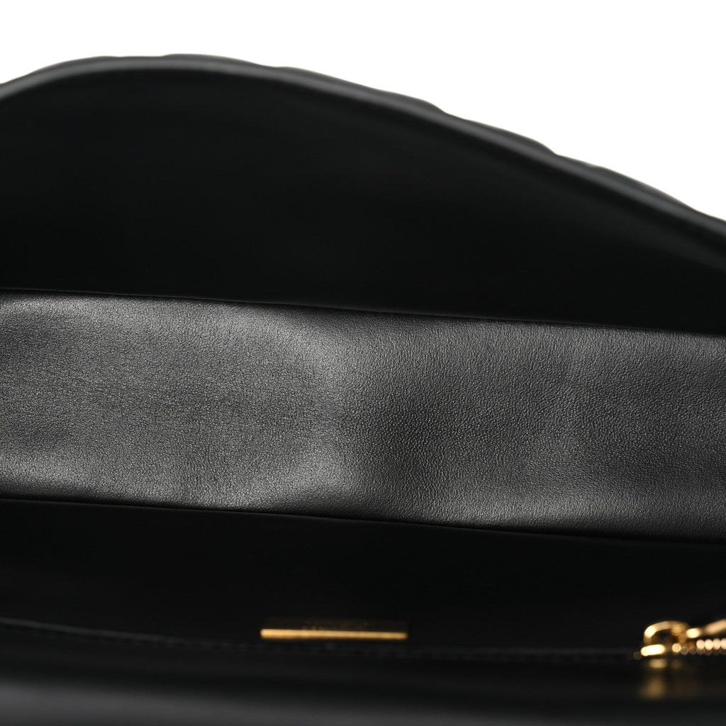 Nappa FF 1974 Embossed Baguette Black