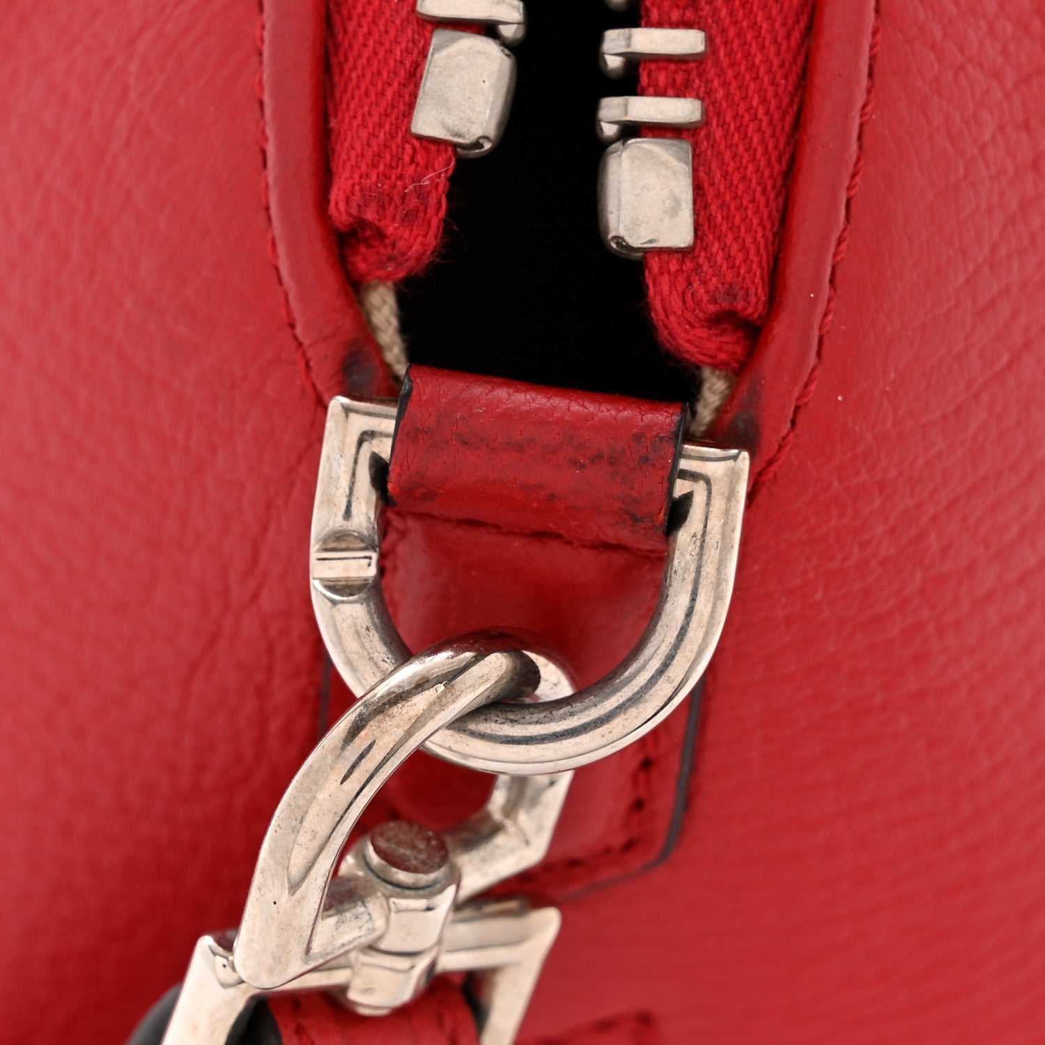 Sugar Goatskin Mini Antigona Red