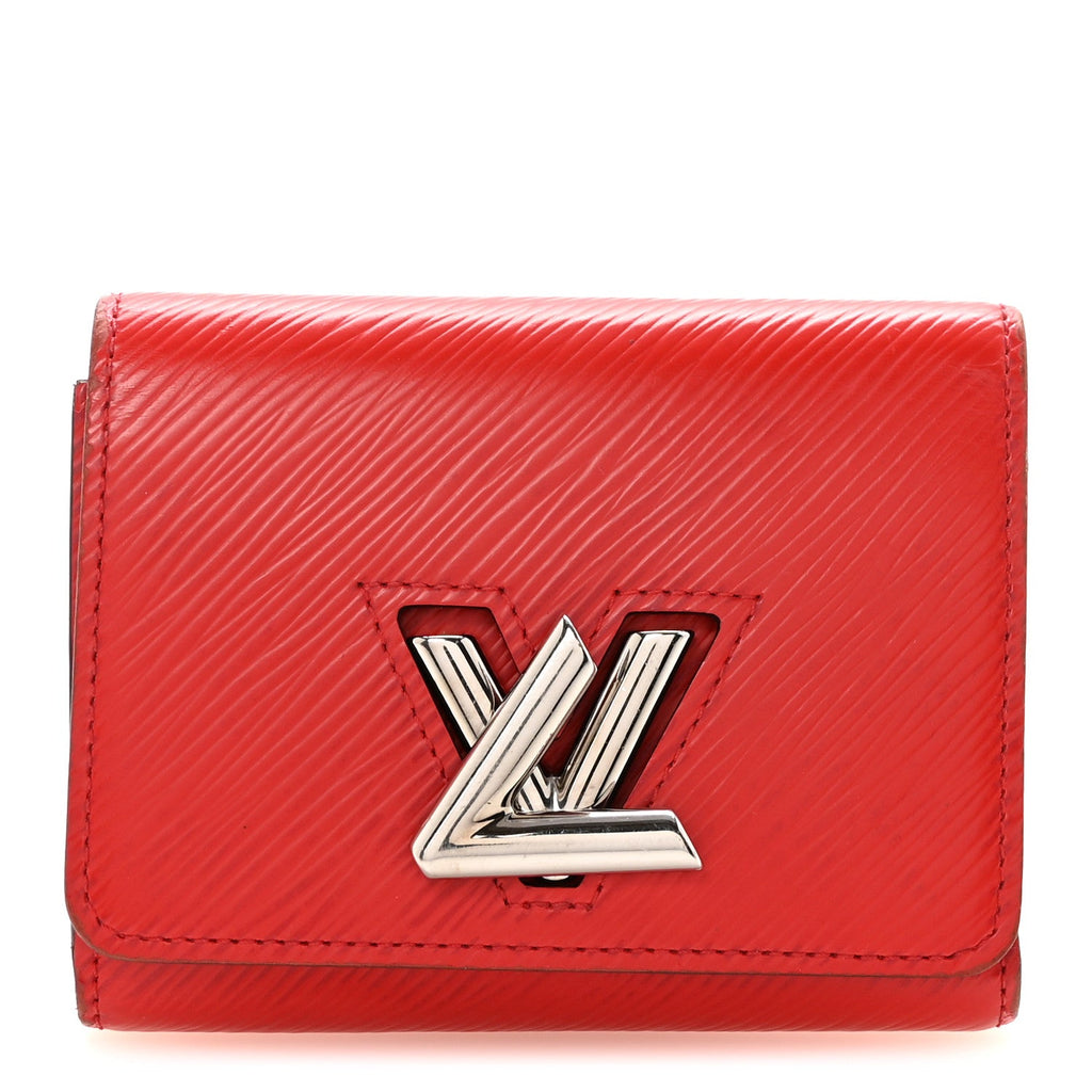 Epi Twist Compact Wallet Coquelicot