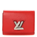 Epi Twist Compact Wallet Coquelicot