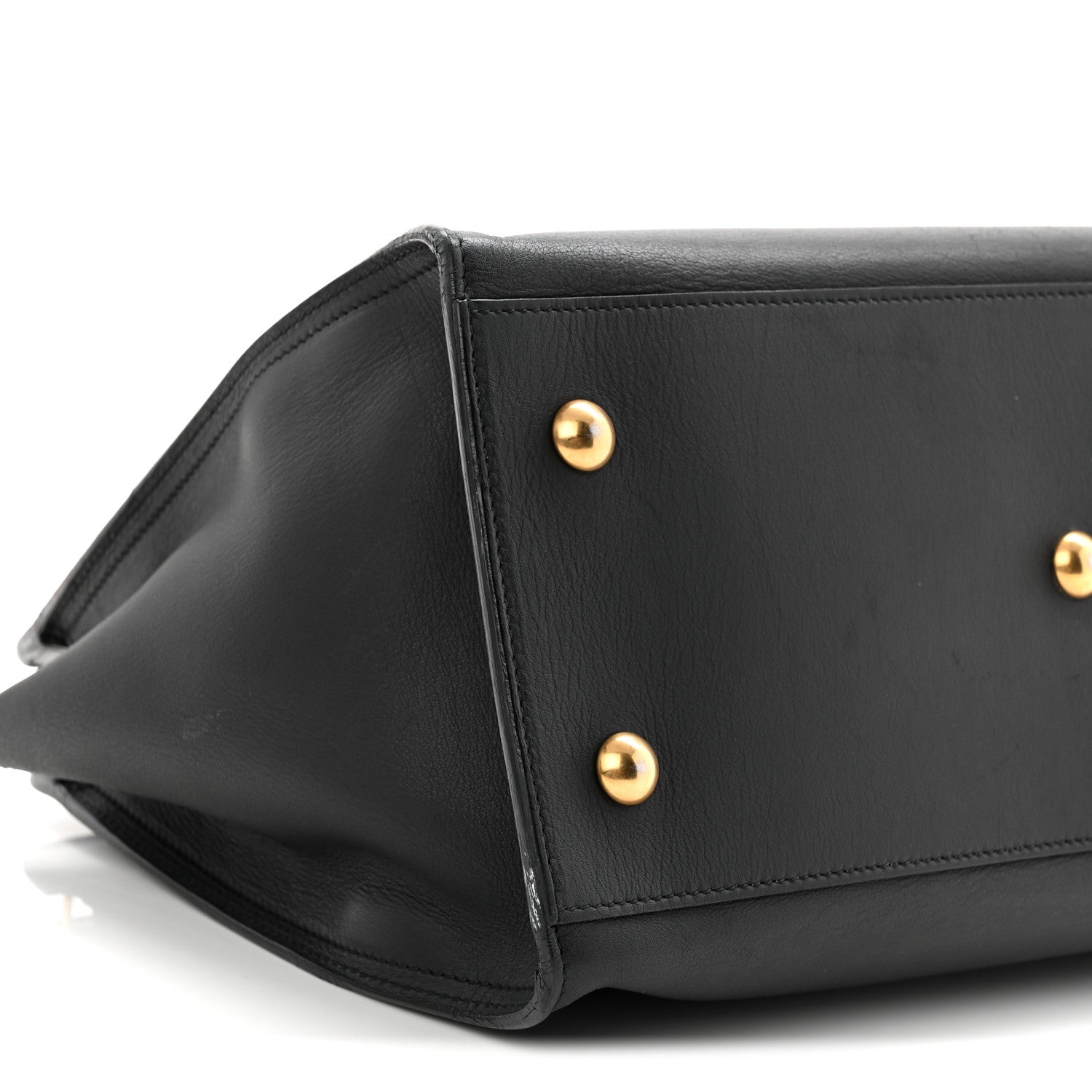 Calfskin Small Classic Y Cabas Black