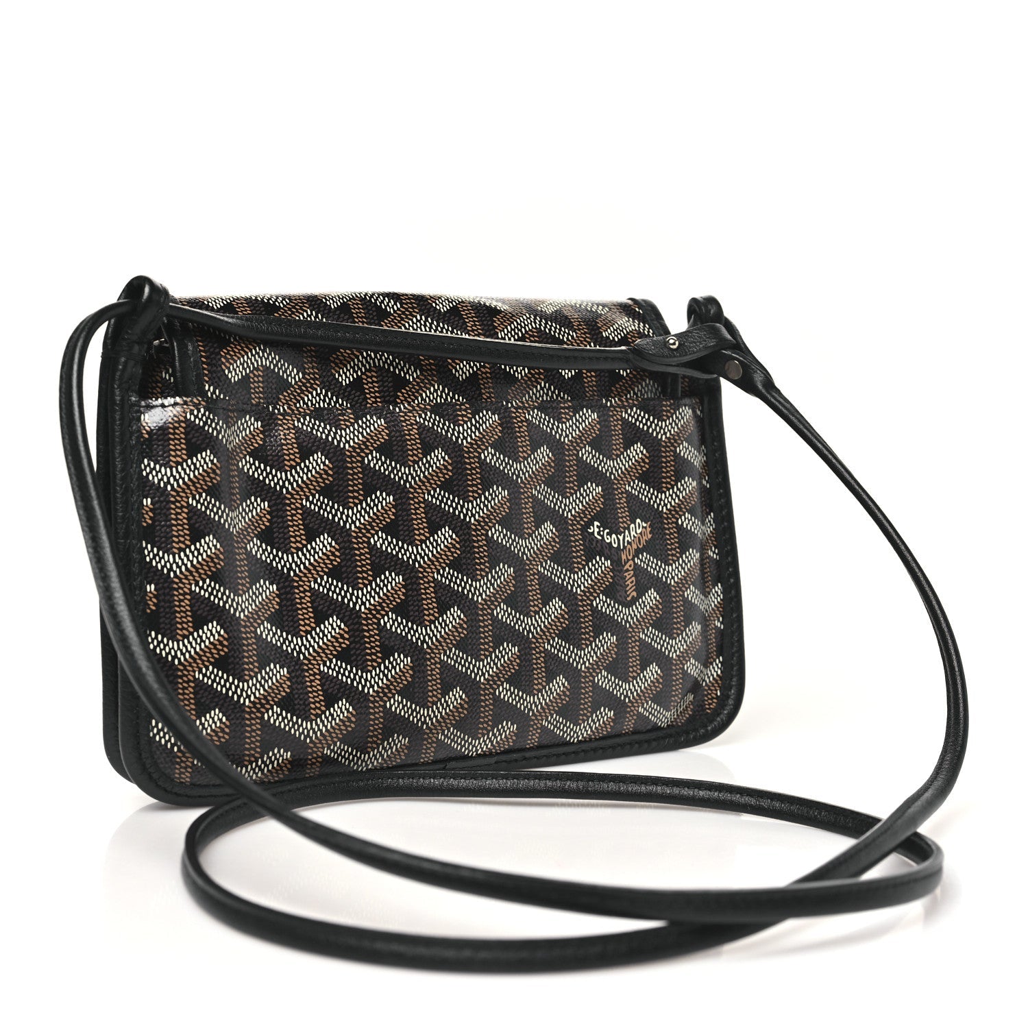 Goyardine Plumet Wallet Clutch Black